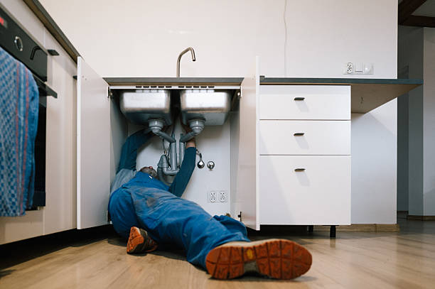 Professional Drain Cleaning technician working in Southmont, PA